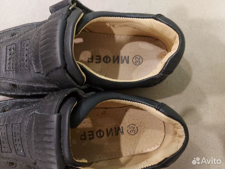 Кожаные туфли для мальчика