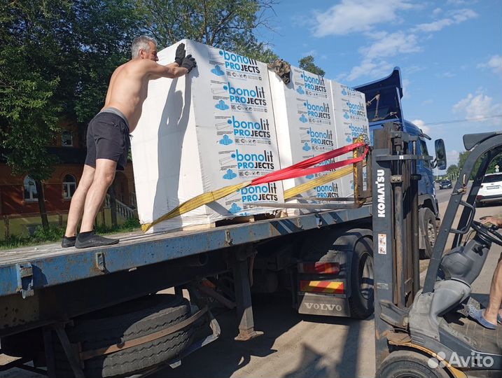 Пеноблоки с завода Бонолит