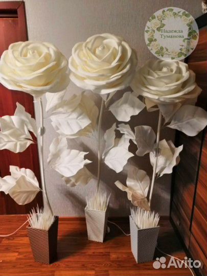 Садовая Роза из изолона