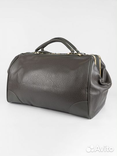 Дорожная сумка саквояж, серая