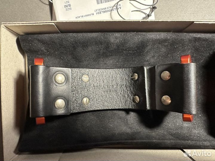 1017 Alyx 9SM Leather Buckle Bracelet