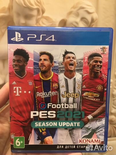 Диски игры для ps4 Pes 2021