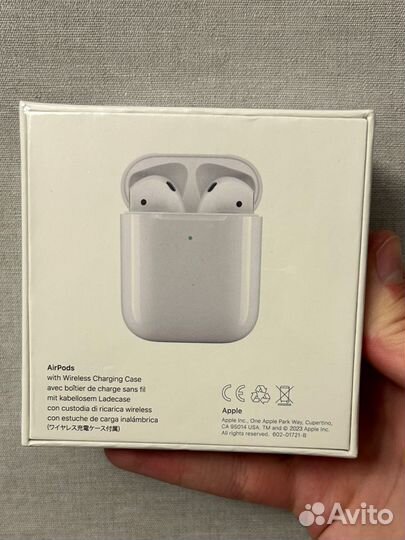 Беспроводные наушники apple airpods 2