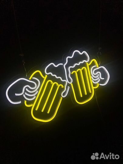 Неоновая вывеска готовая и на заказ 278
