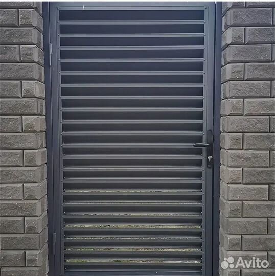 Забор ламели горизонтальные