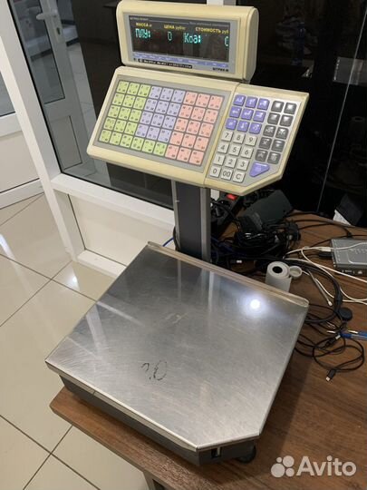 Весы Штрих-принт 15-2.5 со стойкой