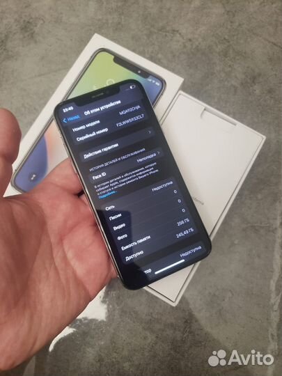 iPhone X, 256 ГБ