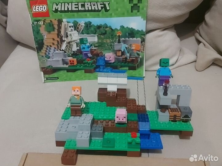 Lego Передвижная лаборотория Оливии и Minecraft