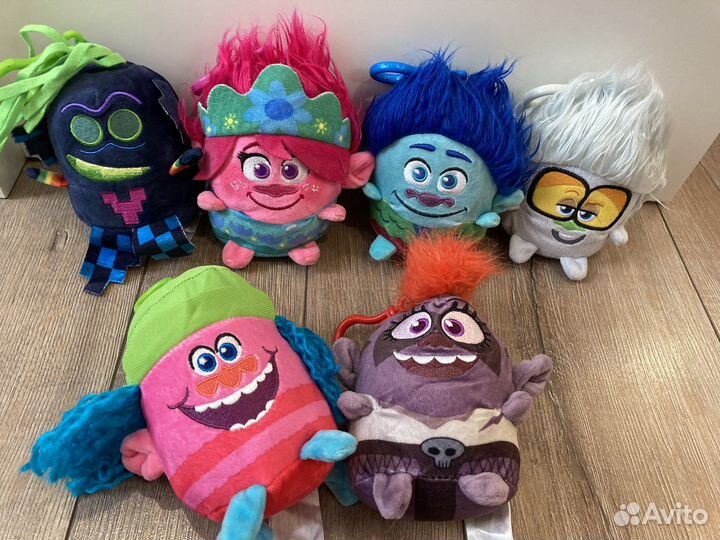 Тролли игрушки мягкие