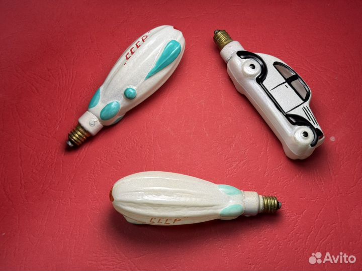 Фигурная гирлянда СССР лампочки