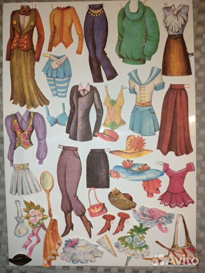 Бумажные куклы разные