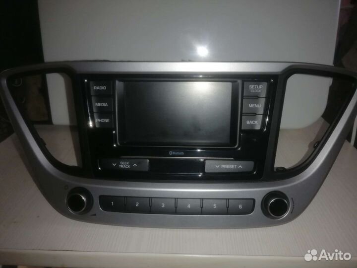 Штатная магнитола на hyundai solaris 2