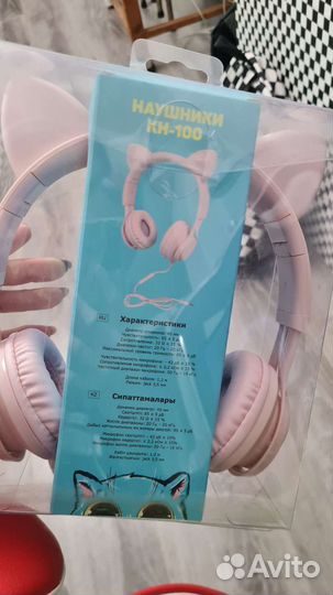 Детские наушники с ушками
