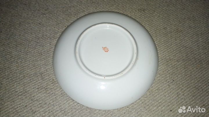 Чайное блюдце от пары с бокалом Античный лфз СССР