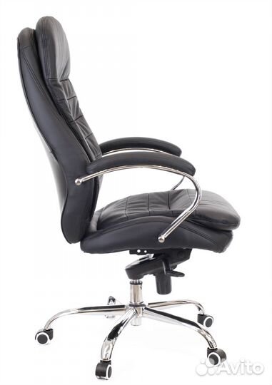Кресло офисное Everprof Valencia M Кожа Черный