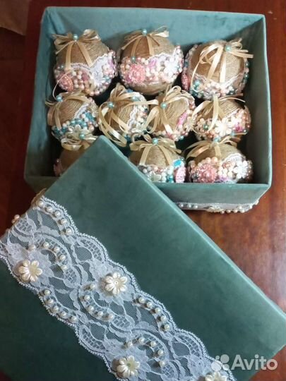 Елочные игрушки ручной работы