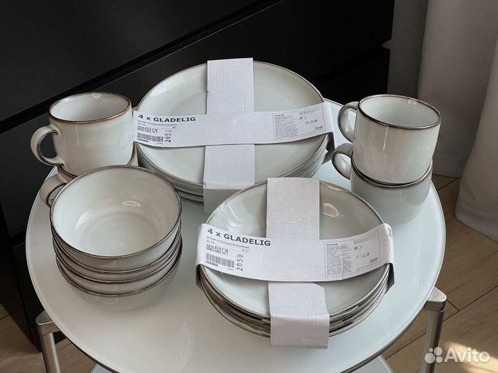 Посуда Икеа Гладелиг, новая