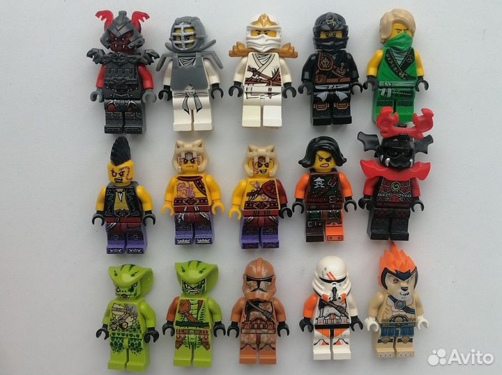 Lego Ninjago минифигурки