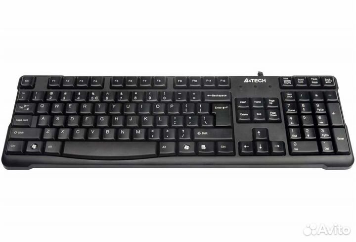Клавиатура проводная A4Tech KR-750, черный