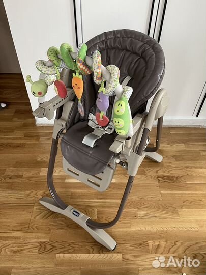 Стульчик для кормления chicco polly magic