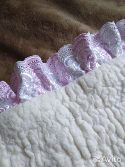 Одеяло-конверт на овчине