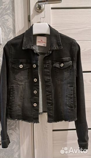 Джинсовая куртка на девочку 152