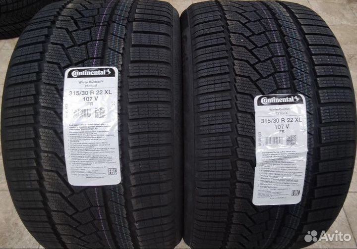 Continental ContiWinterContact TS 860 275/35 R22 и 315/30 R22 107V
