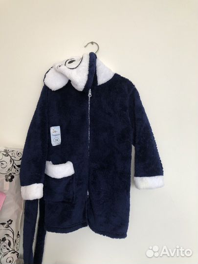 Халат банный махровый детские