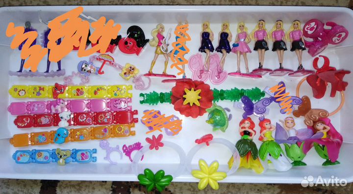 Игрушки из Киндера и Свит боксов