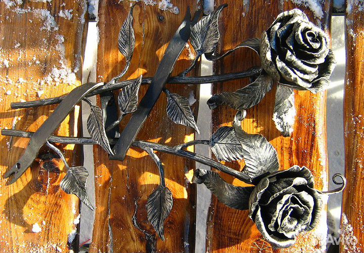 Кованые цветы и розы