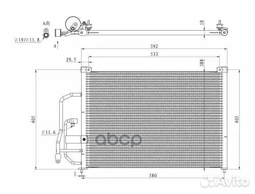 NS94412AVA DW5012GR925462 96274635 радиатор