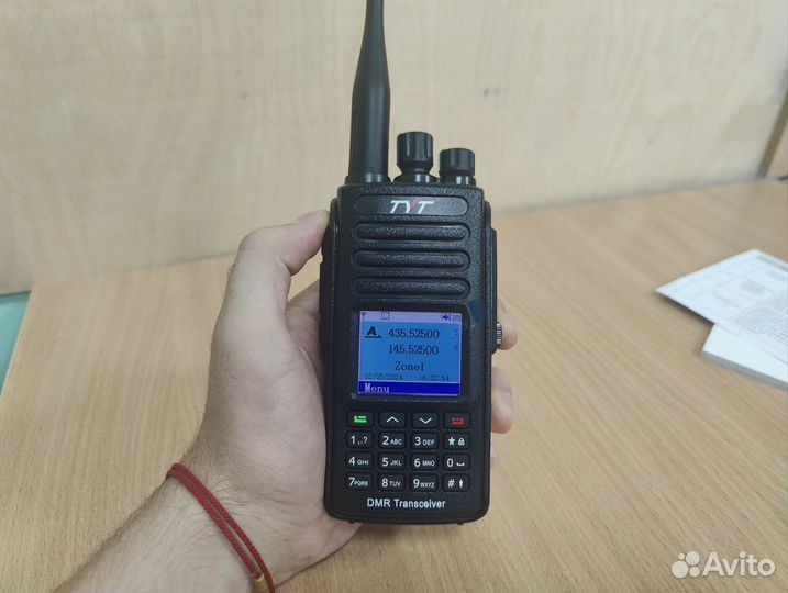 Рация TYT MD-UV390 10W AES256 с тангентой TYT