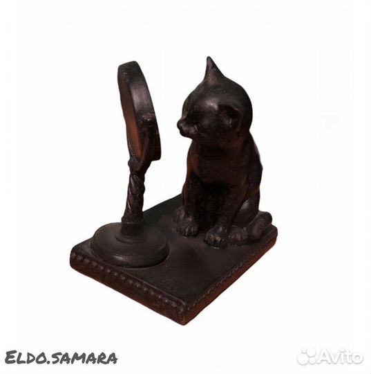 Статуэтка «Котенок у зеркала»
