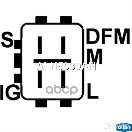 Генератор 12V 150A ALN5930AN Krauf
