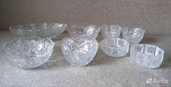 Ваза хрустальная