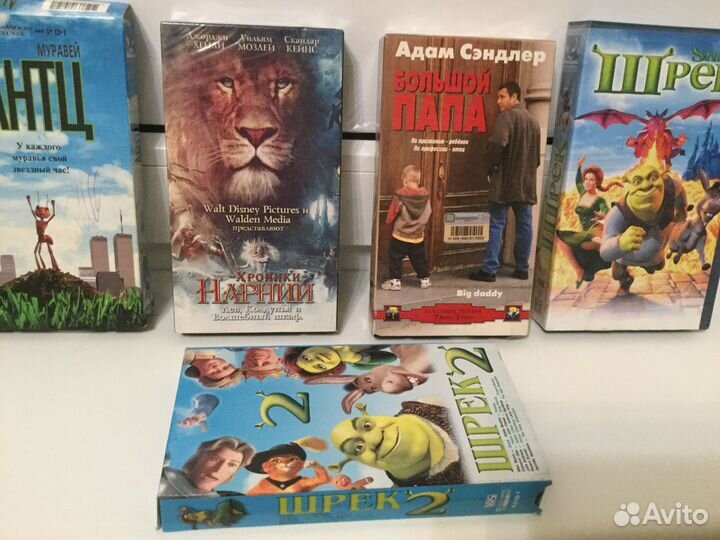 Видеокассеты с детскими мультфильмами