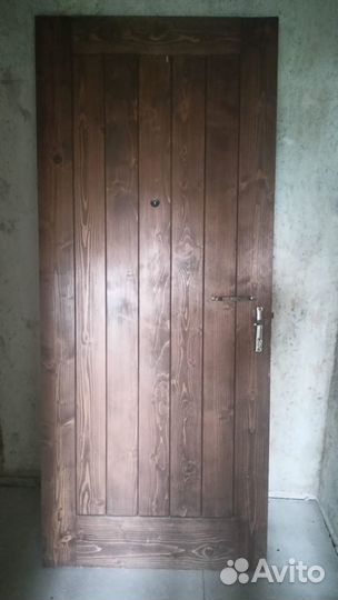 Дверь входная деревянная бу