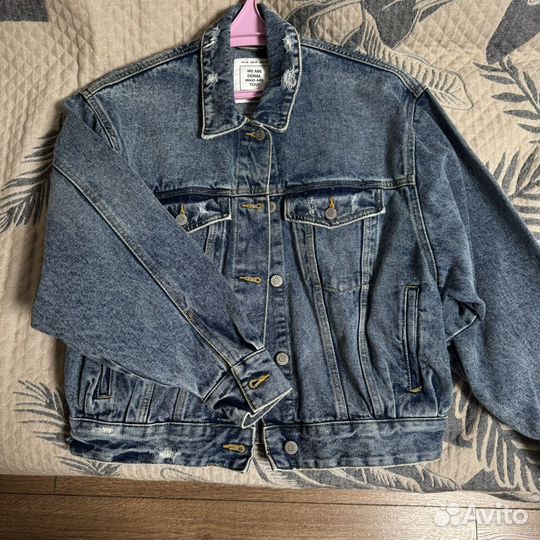 Джинсовая куртка pull bear