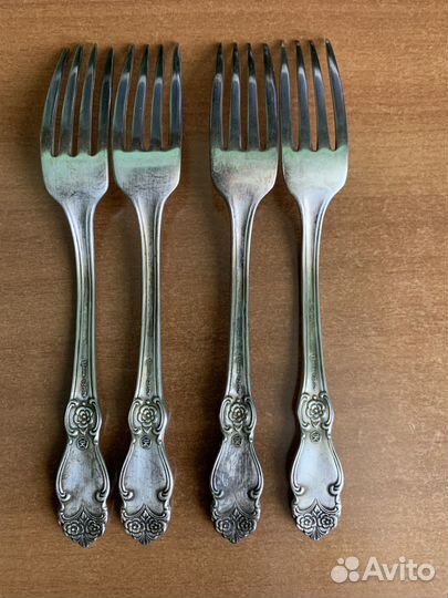 Вилка/Ложка ссср. Кольчугино. Турка мельхиор