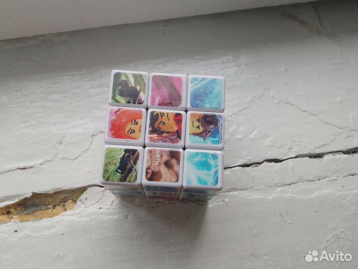 Кубик рубик с персонажими и с роблокса