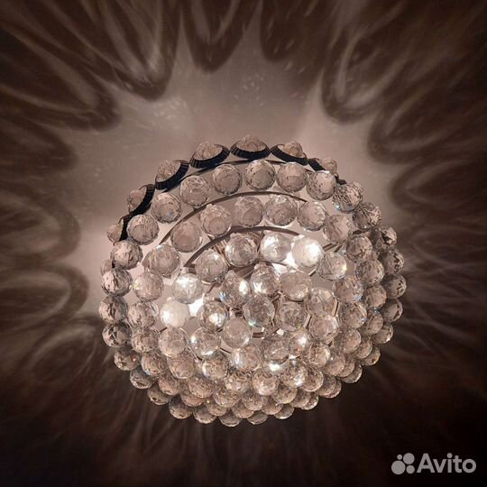 Люстра хрустальная потолочная