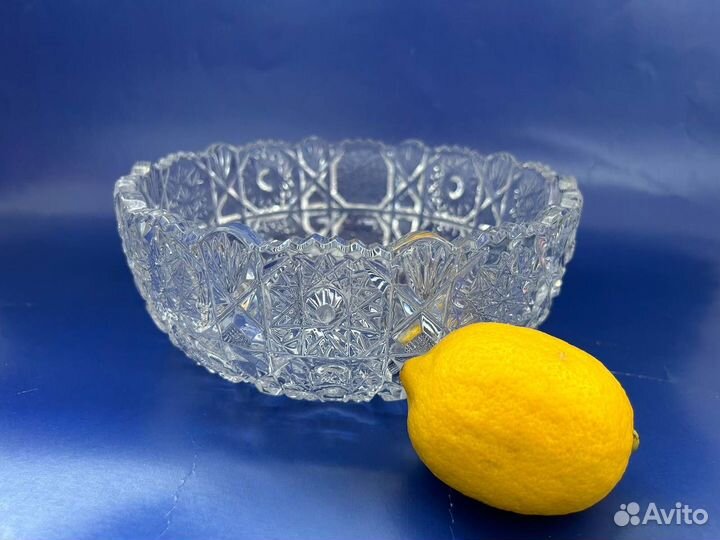 Салатник хрустальный большой СССР