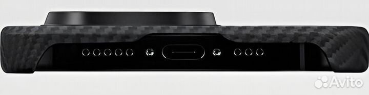 Чехол Pitaka KI1501PMA для iPhone 15 Pro Max черн