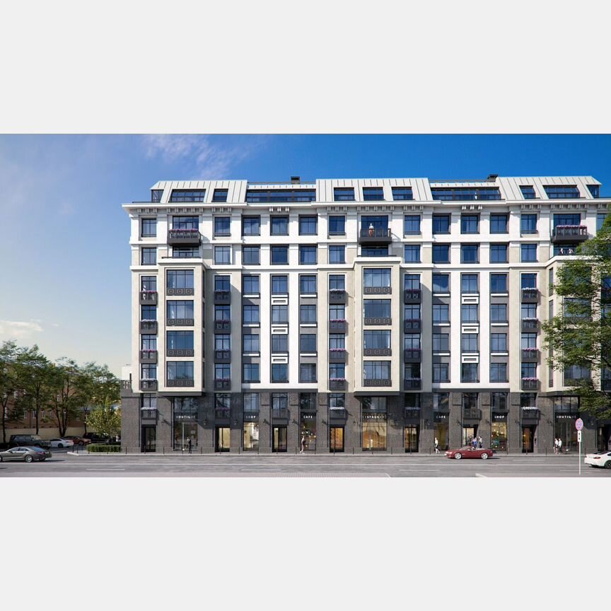2-к. квартира, 75,6 м², 5/9 эт.