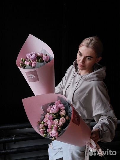 Пионовидные Розы Цветы Доставка Воронеж