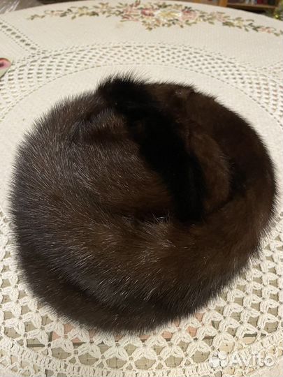 Шапка норковая женская 58 размер