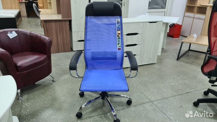 Офисное кресло metta комплект 4 васильковый