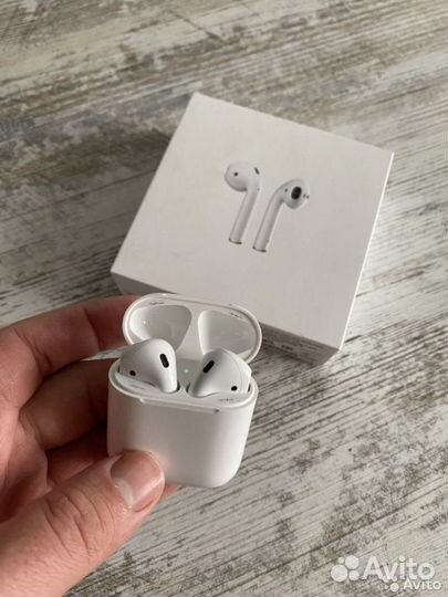 Беспроводные наушники apple airpods оригинал