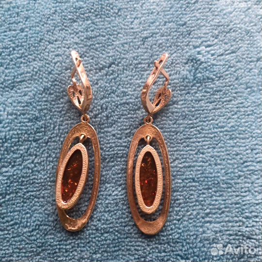 Серьги серебро 925