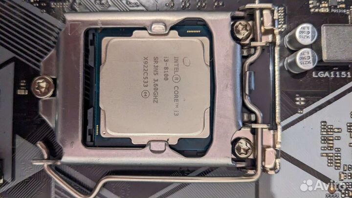 I3 8100 сокет 1151 v2